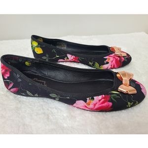 Ted Baker IMME 2 floral bow ballet flats  6